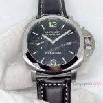 Best Copy Panerai PAM392 Luminor Marina 1950 Ss Black Leather Strap 42mm